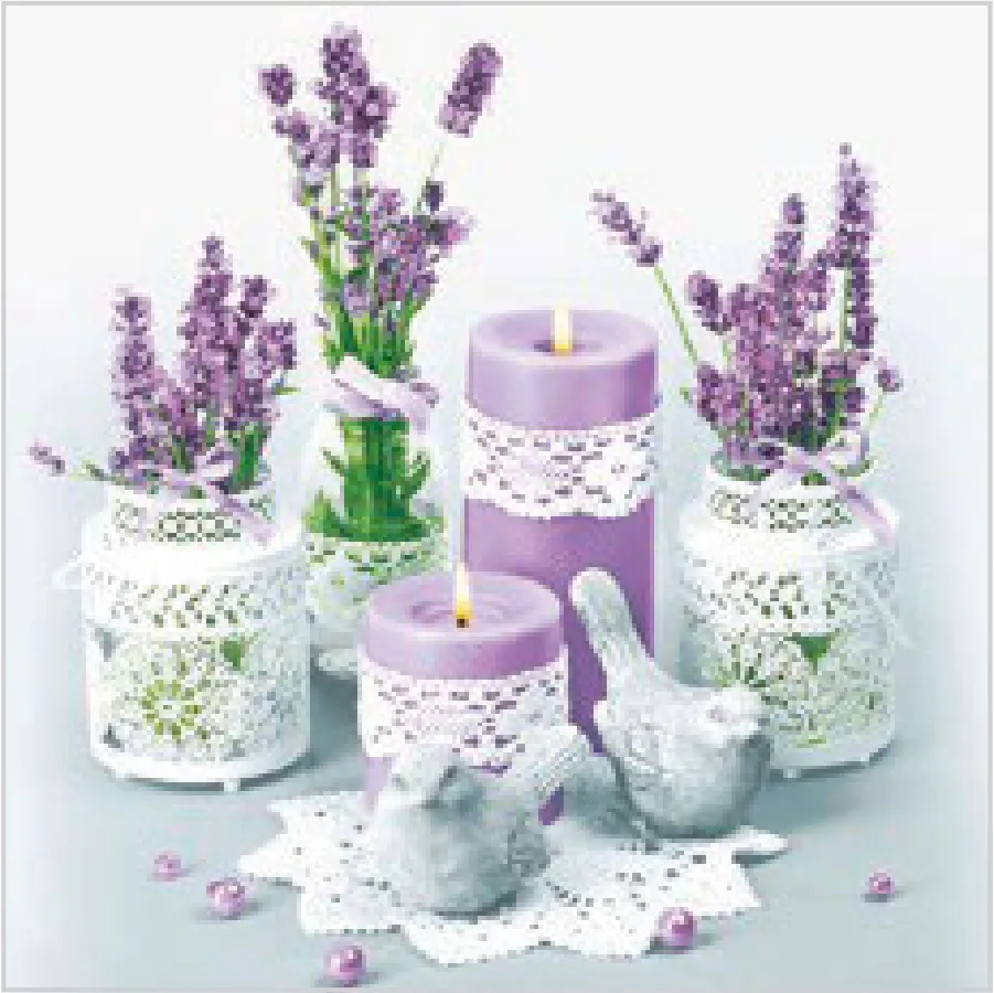 Macetas de Encaje con Lavanda · SL_OG_052101