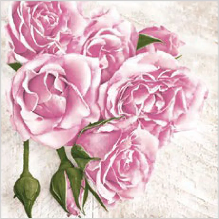 Rosas Rosa Claro con Capullos · SL_OG_052701
