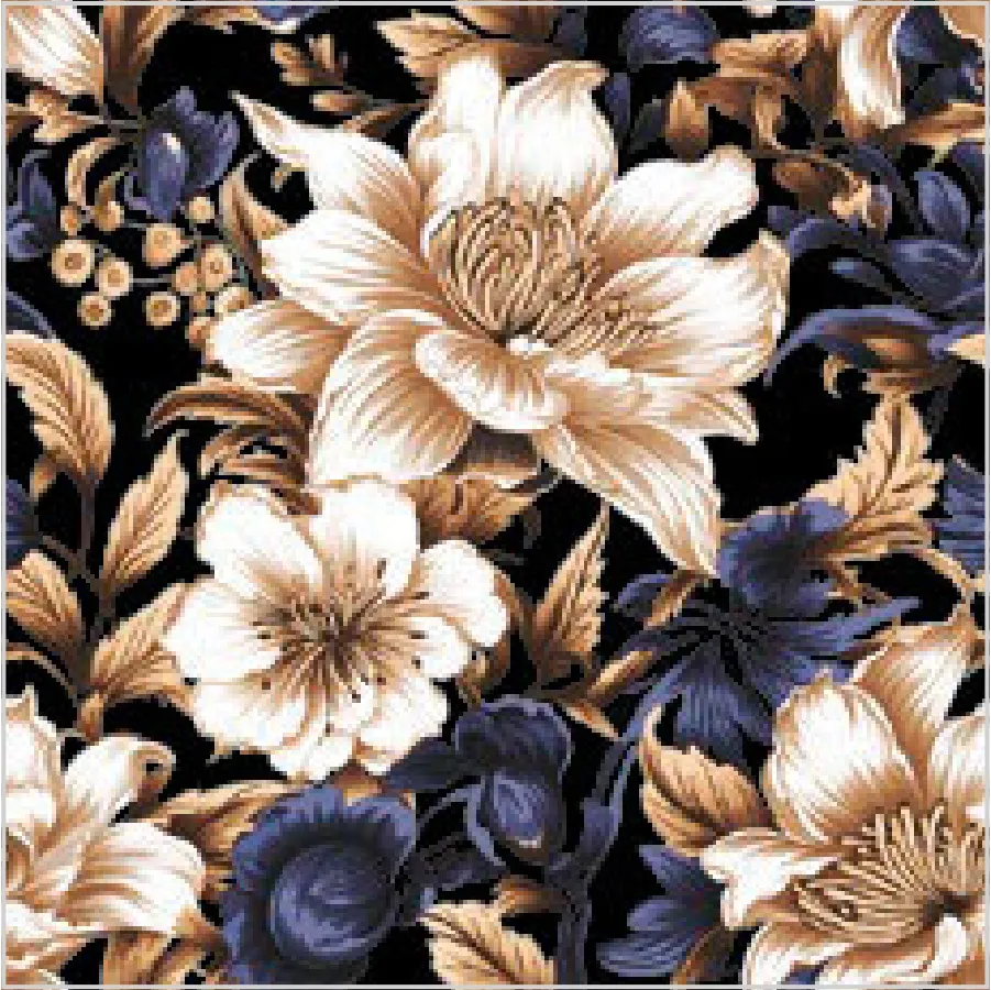 Motivo Decorativo de Papel Pintado Floral · SL_OG_059601