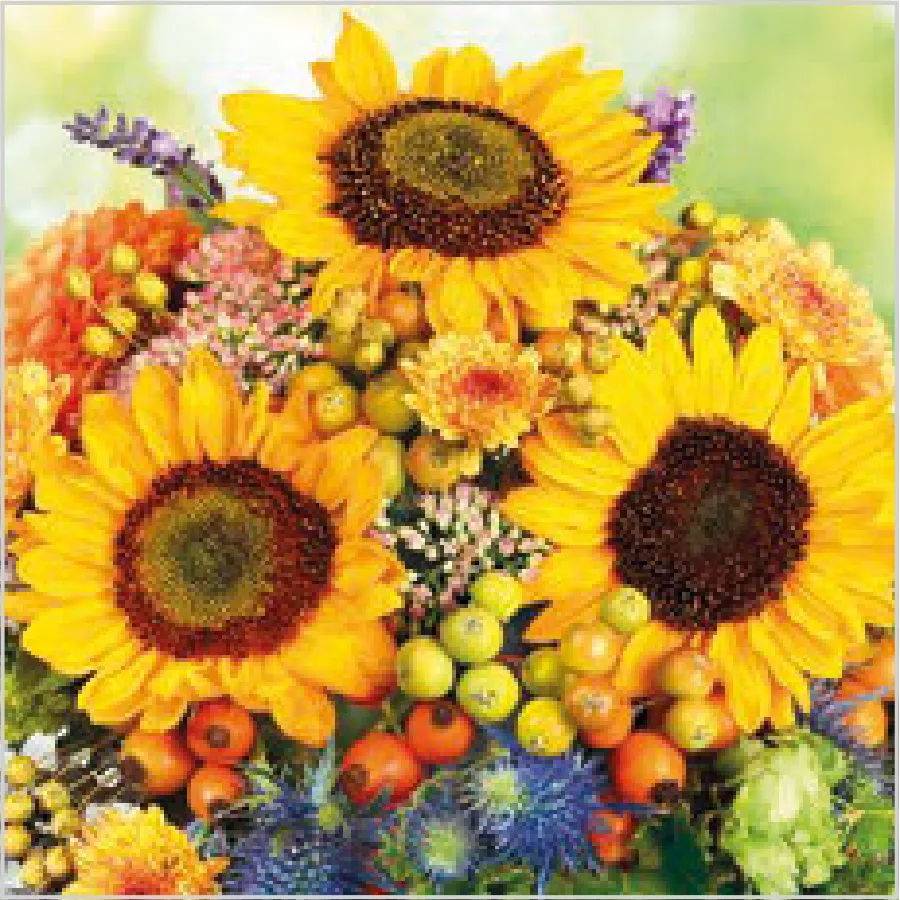 Ramo Otoñal con Girasoles · SL_OG_060401