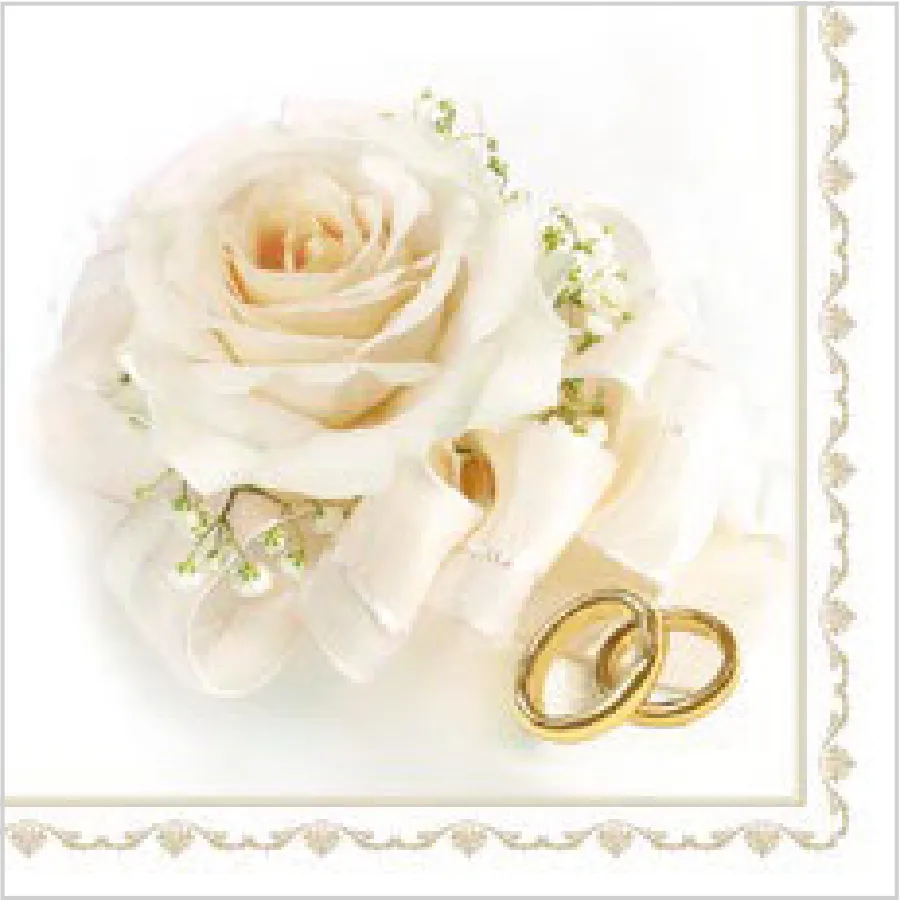 Alianzas de Boda y Rosa Blanca · SL_SL_000601