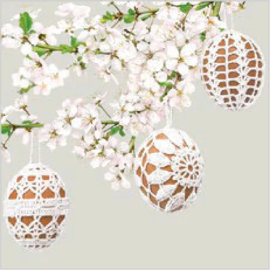 Huevos Bordados en una Ramita de Cerezo · SL_WL_010001