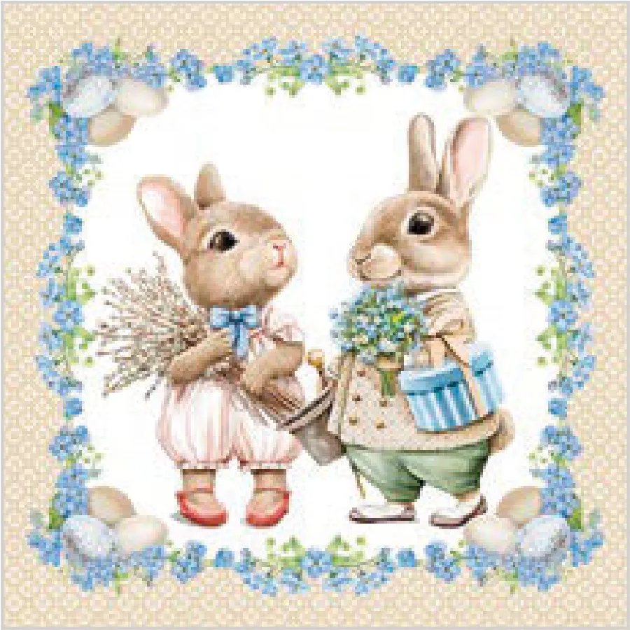 Conejitos de Pascua Vintage · SL_WL_012401