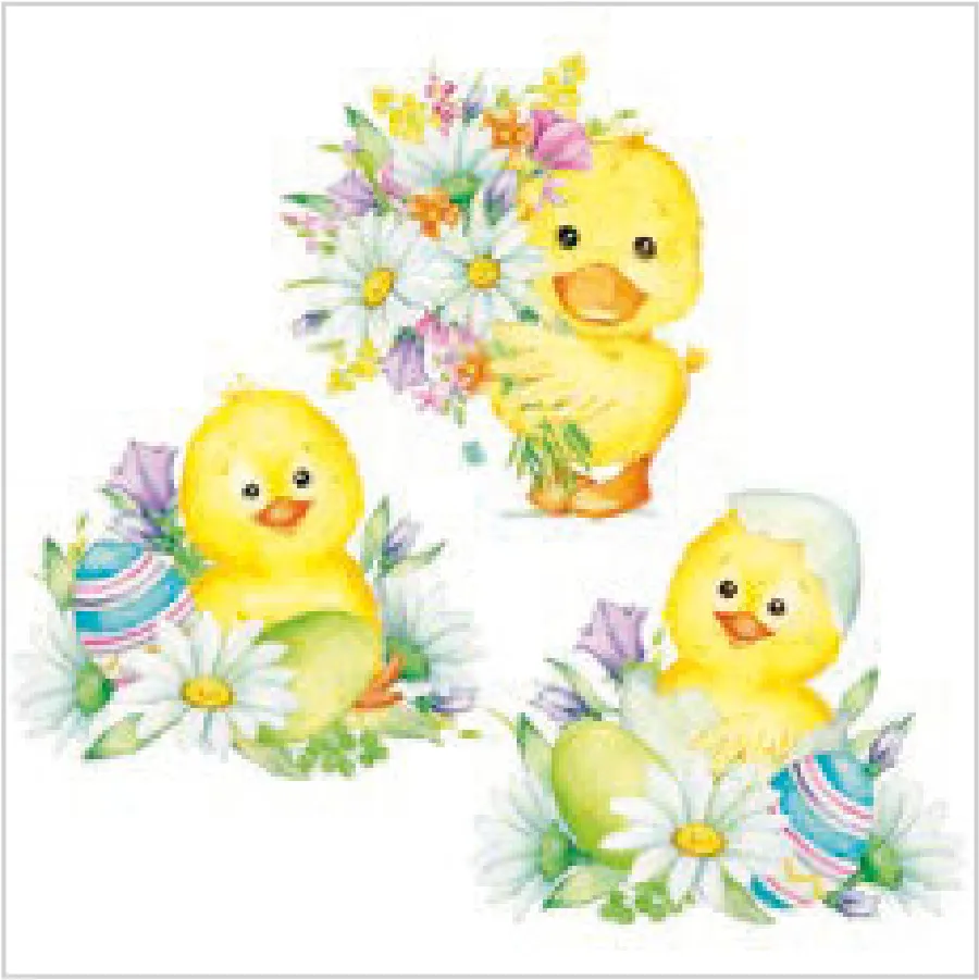 Pollitos y Patito Adorables · SL_WL_013501