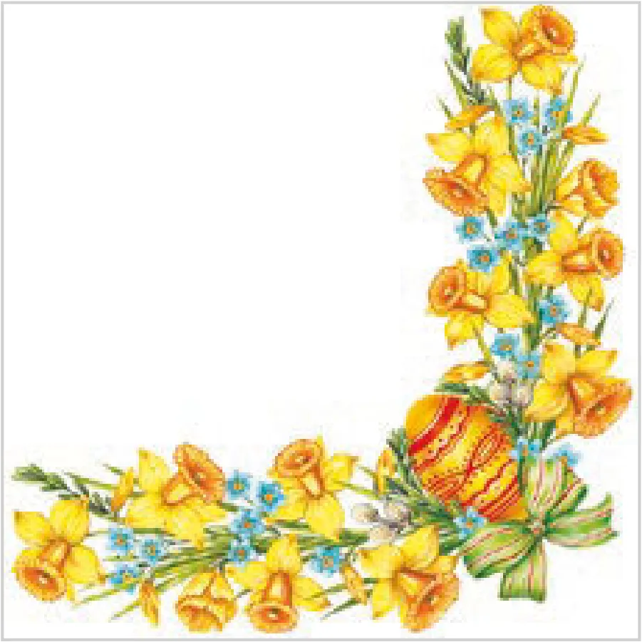 Cenefa de Pascua Vintage · SL_WL_013601
